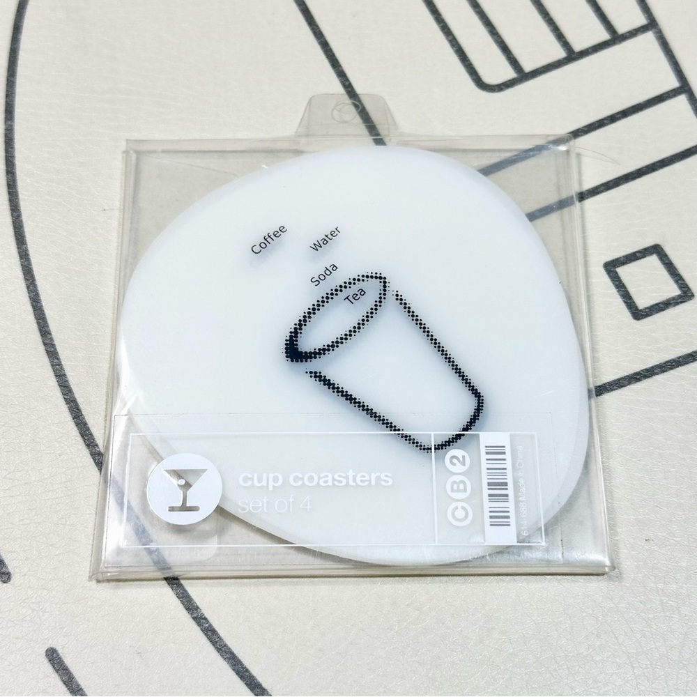 CB2 Cup Coasters - Set of 4